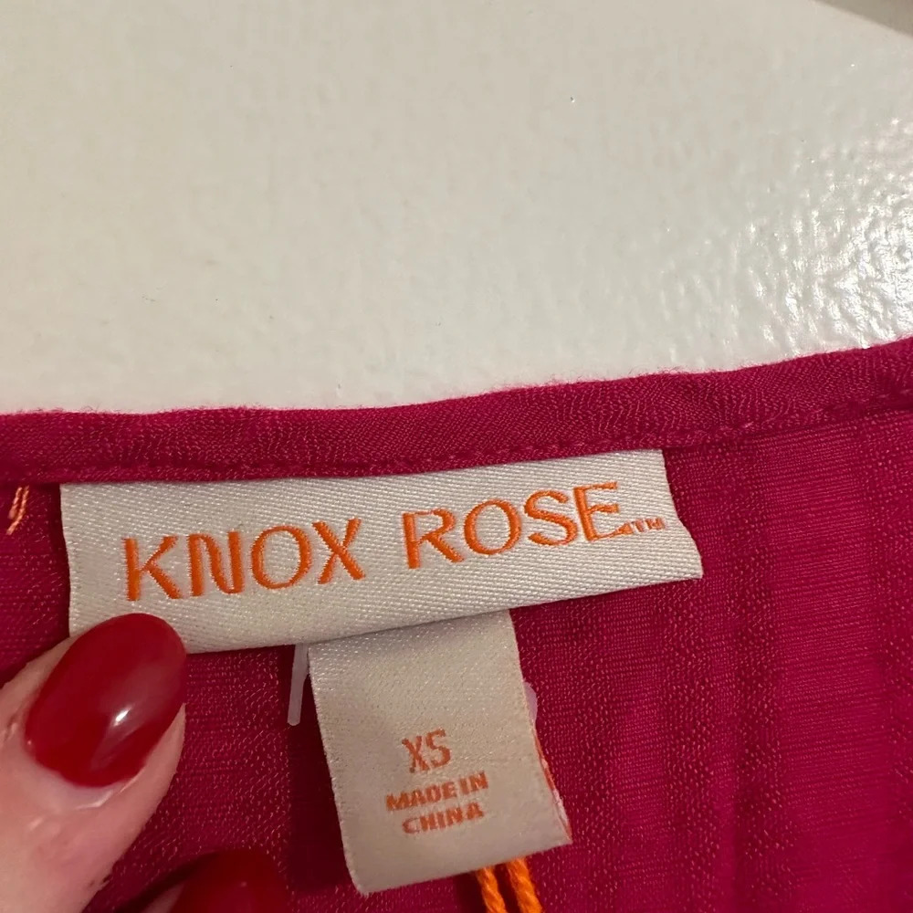 Knox Rose Pink Short Sleeve Dress Size XS - Picture 4 of 4